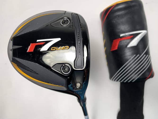TaylorMade R7 Quad Mini Driver 11.5* Fujikura Speeder MD Stiff RH HC