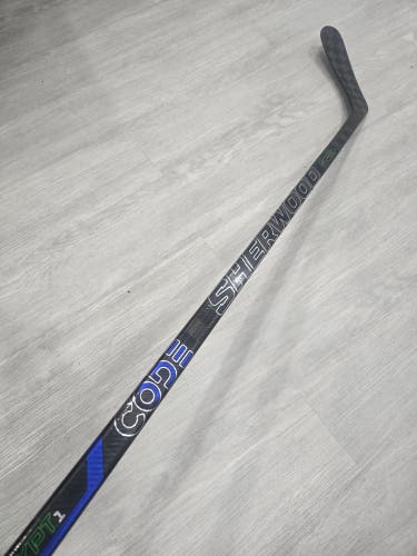 NEW! Sher-Wood CODE Encrypt 1 Hockey Stick: Left 85 Flex PP92 Curve