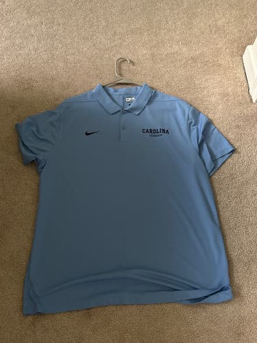 UNC Lacrosse Team Issued Polo XL