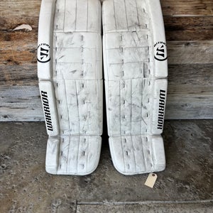 White 35" Senior Warrior Ritual G3 Classic Pro Goalie Leg Pads