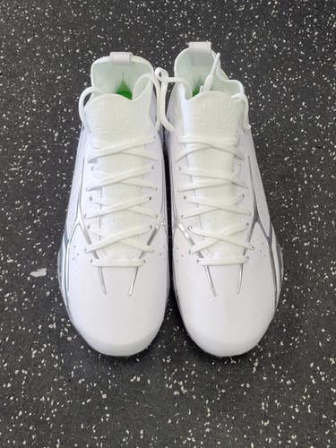 Used Under Armour LAX Cleats Mens White Senior 9 11849-S000040926