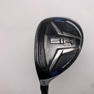 TaylorMade SIM MAX 3 Hybrid 19* Accra FX 2.0 100H60 M3 Regular Graphite Mens LH