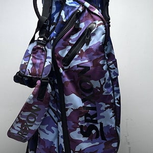 Srixon Camo Blue Stand Bag Camoflague 4-Way Divide Dual Strap Golf Bag