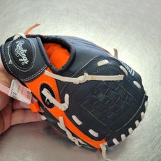 Used Rawlings 9 Bb Sb Glove Rh Throw Orange 9" 11497-c000158913