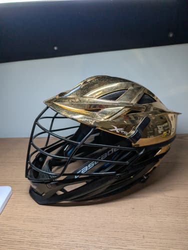 Chrome Gold Cascade XRS Helmet (Used)