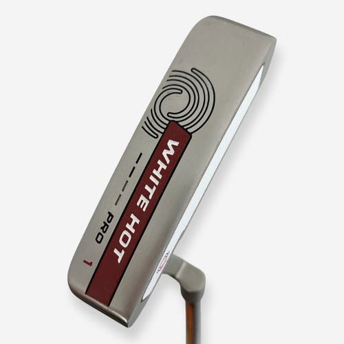 Odyssey White Hot Pro 1 Putter Right Hand Steel Shaft 34.5” W/ Headcover