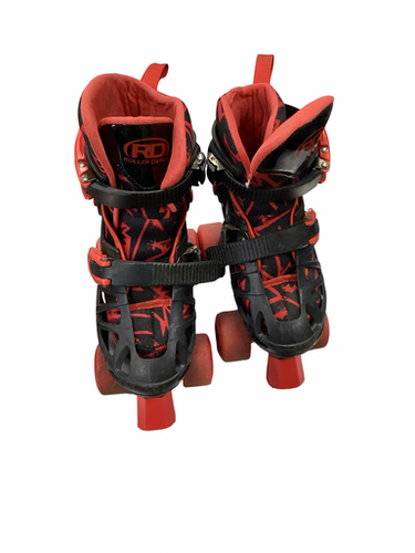 Used Rollerderby Quick Fit Junior Rec Fitness Skates Red Adjustable 11613-s000184510