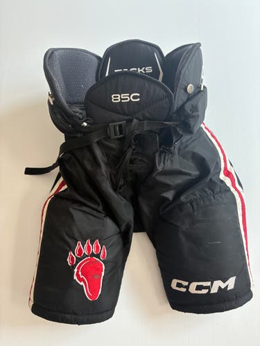 Used Senior Medium CCM 85C Pro Stock Hockey Pants - Black/Red/White