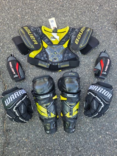 Youth Large Bauer/Warrior Starter Kit (Does not include pants)