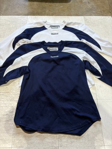 Blue/white Large Men's Reebok Jersey (Used)