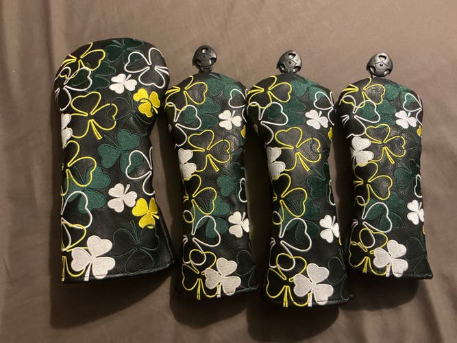 Lucky Clover Driver and wood Head Covers (Used)