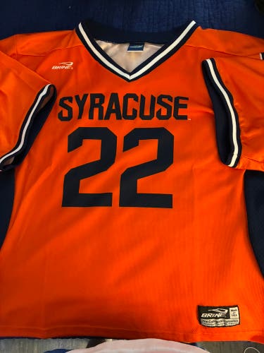Syracuse Orangemen #22 Brine Jersey (Used)