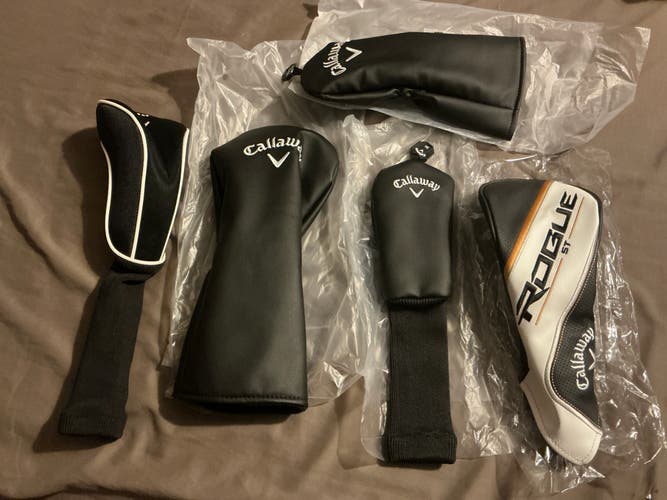 Driver & wood/hybrid Callaway Head Covers (New)