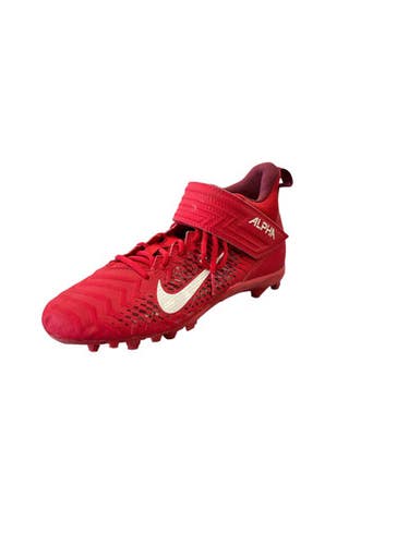 Used Nike Alpha Menace Varsity 2 Adult Fb Cleats Red Senior 10.5 11450-s000523183