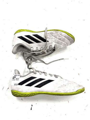 Used Adidas Soccer Indoor Shoes White Junior 01 11860-s000310823