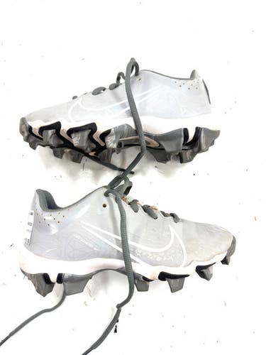 Used Nike Fastflex Bb Sb Cleats Grey Youth 13.0 11860-s000310821