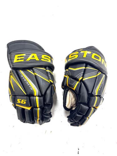 Used Easton S6 Junior Gloves Black 12" 11860-s000310786