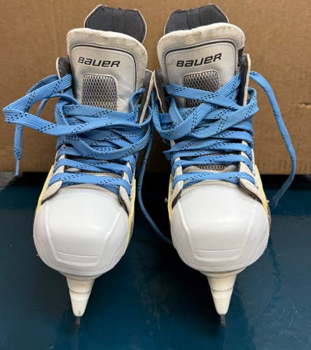White Out special edition Bauer Supreme One.6 Hockey Skates Regular Width Size 5.5 (Used)
