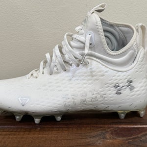 Men's Size M 9.0 (W 10.0) Under Armour Spotlight MC Mid Top Molded Cleats (New)