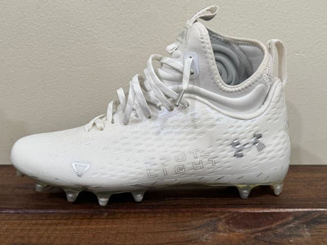 Men's Size M 9.0 (W 10.0) Under Armour Spotlight MC Mid Top Molded Cleats (New)