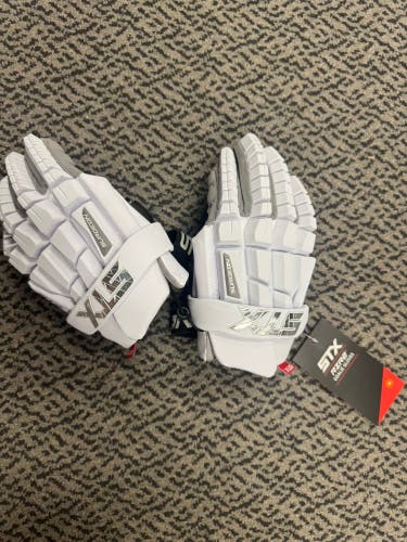 STX RZR2 Goalie Gloves (New) Medium