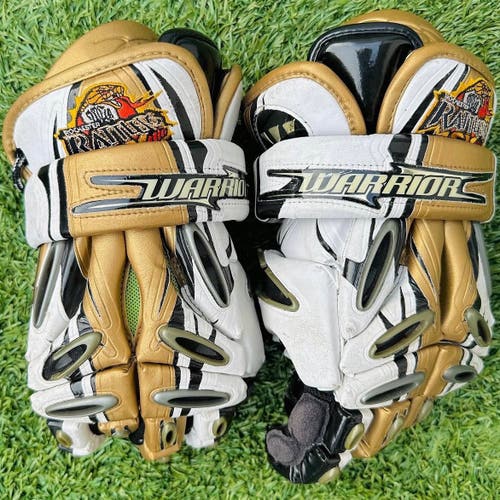 *RARE* 2008 Rochester Rattlers Warrior SuperFly Lacrosse Gloves