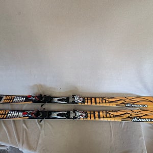 178 cm Nordica Hot Rod Nitrous Skis With Bindings (Used)