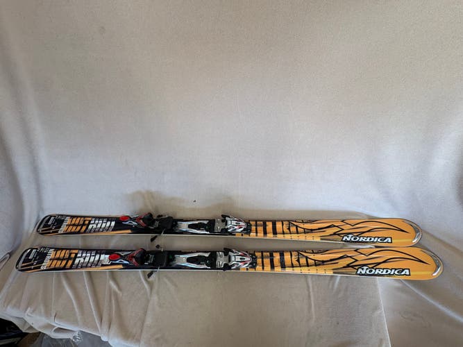 178 cm Nordica Hot Rod Nitrous Skis With Bindings (Used)