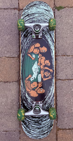 Girl Eric Koston Pictionary Reissue Complete Skateboard - Vintage