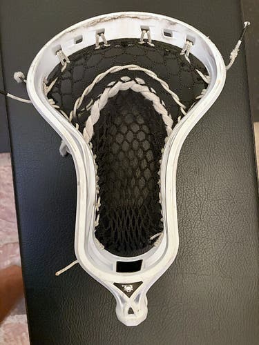ECD Mirage 2.0 Lacrosse Head - White - Strung Attack Midfield - Like New (Barely Used) Condition