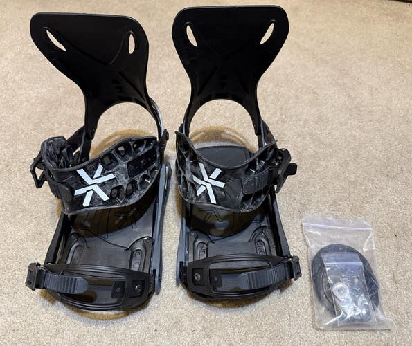 Karakoram Continuum Snowboard bindings Large black