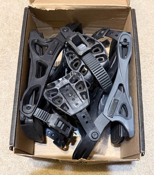 Karakoram Continuum Snowboard bindings Large black | SidelineSwap