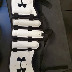 Under Armour Lacrosse Rib Pads - White/Black - Youth - Used