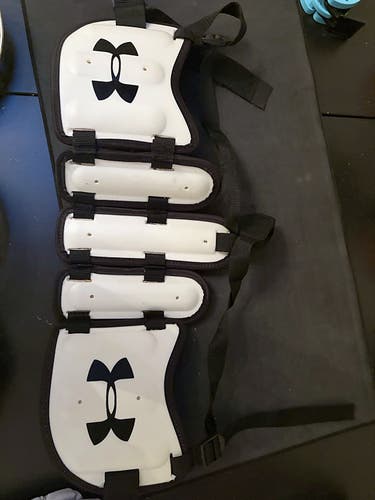 Under Armour Lacrosse Rib Pads - White/Black - Youth - Used