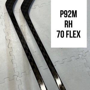 Senior(2x)Right P92M 70 Flex ProBlackStock™ Unbranded Blackouts Pro Stock Hockey Sticks
