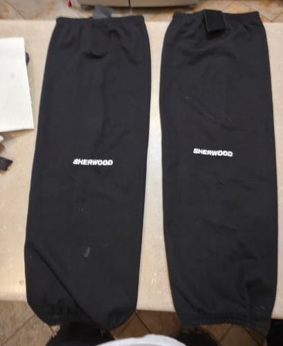 Black Senior Large Sher-Wood Socks