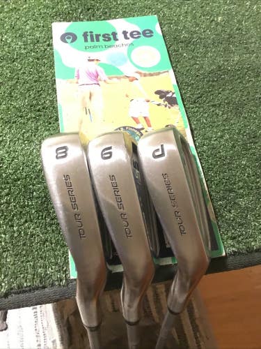 USKG Left Handed TS5 W10 Juniors Irons Set (8-PW) TS 54 Graphite Shafts *VGC*