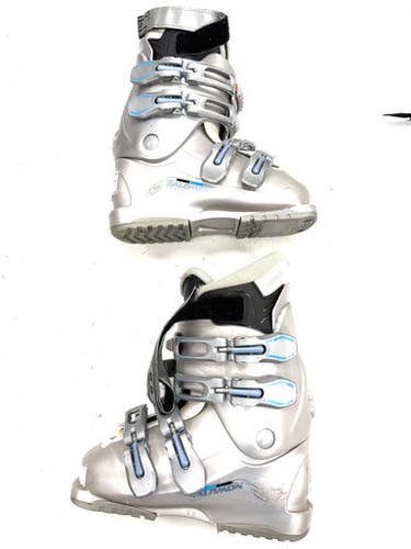 Used Salomon Irony Womens Dh Ski Boot Grey 235 Mp - J05.5 - W06.5 11860-s000310592