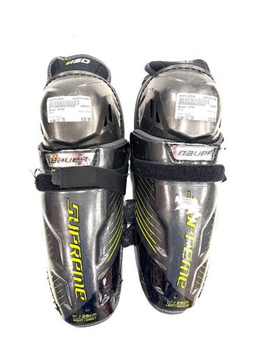 Used Bauer S150 Junior Shin Guards Black 11" 11860-s000310596