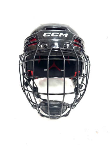 Used Ccm Tacks 70 Helmet Cage Combo Black Lg 11860-s000310618
