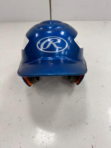 Used Rawlings 6 1 2 To 7 1 2 Batting Helmet No Mask Royal Blue One Size 11860-s000310081