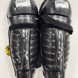 Used Ccm Tacks 9550 Intermediate Shin Guards Black 12" 11860-s000310077