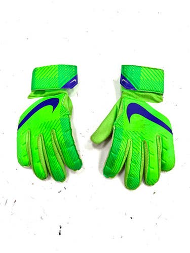 Used Nike Match Soccer Goalie Gloves Green 8 11860-s000310137