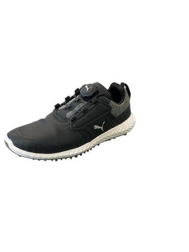 Used Puma Ignite Pwrcage Jr Golf Shoes Black Junior 03 11450-s000523181