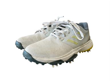 Used Adidas Jr Golf Shoes White Junior 02.5 11450-s000515629