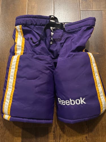 Los Angeles Kings Pro Stock Retro Senior Medium Reebok MHP 520 Hockey Pants LOWER ONLY (light use)