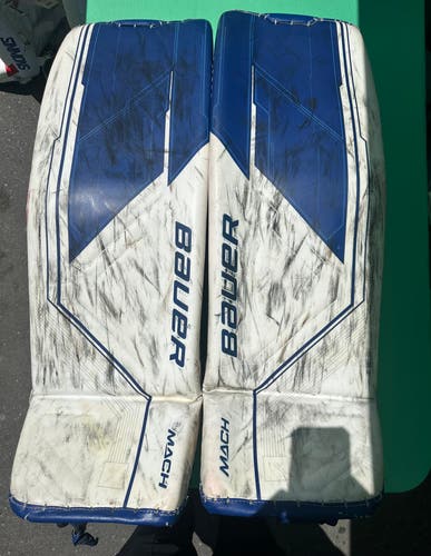 Senior Large Bauer Supreme Mach Goalie Leg Pads