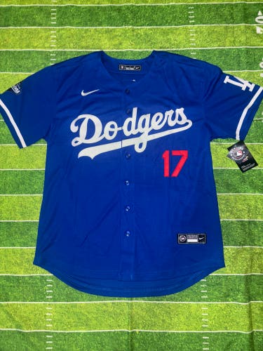Shohei Ohtani #17 Dodgers Nike MLB Men’s Large Jersey On-Field Style