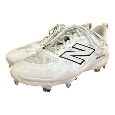 Used New Balance Fresh Foam X Velo V4 Bb Sb Cleats White Womens 8 11450-s000523409