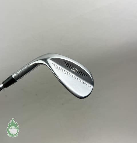 Left Handed Titleist Vokey SM9 D Grind Wedge 56*-12 Wedge Flex Steel Golf Club